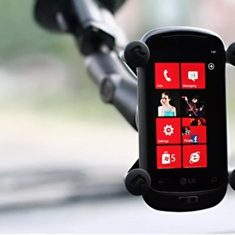 RAM Mounts X-Grip Telefono Laikiklis su Sukimo Fiksavimo Siurbtuku