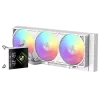 Gamemax GLACIER 360 LCD WH – 360 mm skysčio aušintuvas procesoriui, baltas