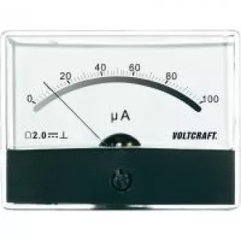 Voltcraft AM-86X65/100µA montavimo matavimo prietaisas, nuolatinės srovės 100 µA ritės indikatorius