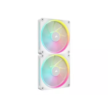 Ventiliatorių rinkinys Corsair iCUE LINK LX140 RGB CO-9051032-WW 140 mm 2 vnt. 2000 RPM Baltas