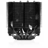 Procesoriaus aušintuvas Noctua NH-D9L CHROMAX.BLACK — 92 mm ventiliatorius, 400–2000 RPM, 22,6 dB, matmenys 95×95×110 mm, svoris 531 g
