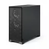 Korpusas Fractal Design Pop 2 Air Black TG Midi Tower — ATX, 3x 120 mm priekiniai ventiliatoriai, palaiko 2,5 colio ir 3,5 colio diskus
