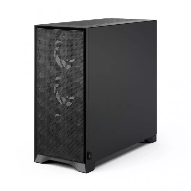 Korpusas Fractal Design Pop 2 Air Black TG Midi Tower — ATX, 3x 120 mm priekiniai ventiliatoriai, palaiko 2,5 colio ir 3,5 colio diskus