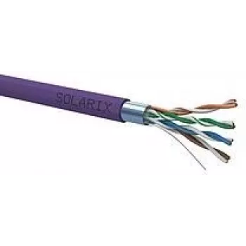 Tinklo kabelis Solarix SXKD-5E-FTP-LSOH RJ45 CAT5E 305m juodas