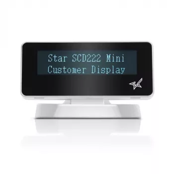 Kliento ekranas Star Micronics SCD222U 20 simbolių USB 2.0 Baltas