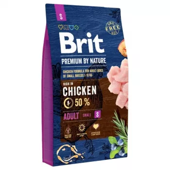 BRIT Premium by Nature Small Chicken – sausas šunų ėdalas – 8 kg