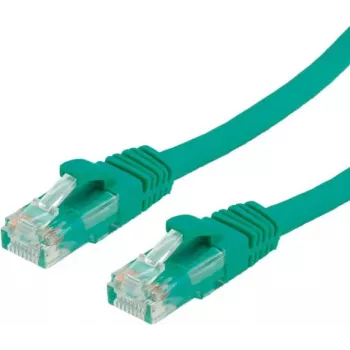 VALUE – pataisos laidas RJ-45 (M) į RJ-45 (M) – 2 m – UTP – CAT 6a – liejamas, su apsauga nuo užkliuvimo – žalias, RAL 6016 (21.99.1442)