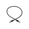 Extralink LAN Patchcord Kat.5e RJ-45 F/UTP 0,5 m Juoda