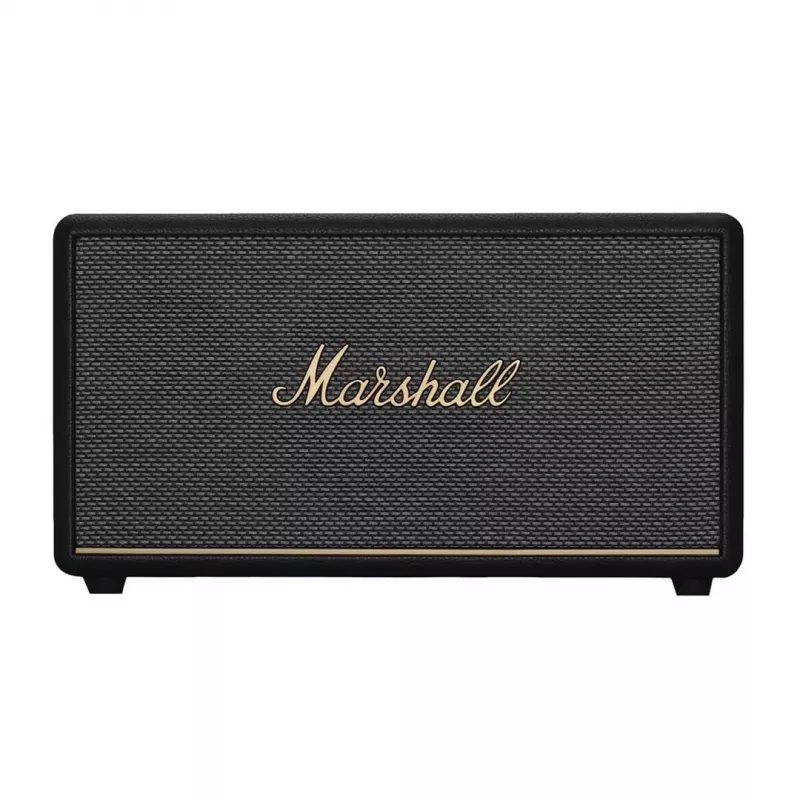 Belaidis Bluetooth garsiakalbis Marshall Headphones Stanmore III Juodas – kompaktiška namų garso sistema, kelių šaltinių poravimas, RCA ir optinis įėjimas