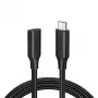 Ugreen 10387 USB 3.2 Gen 2 (3.1 Gen 2) laidas USB-C 1 m juodas