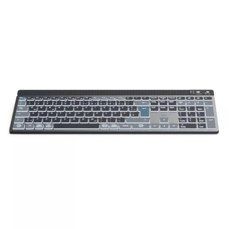 Belaidė klaviatūra WK-750 multi device juoda