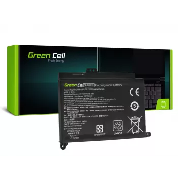 Baterija Green Cell HP150 – Ličio polimerinė 4500 mAh, skirta HP Pavilion 15-AU / 15-AW serijai, juoda