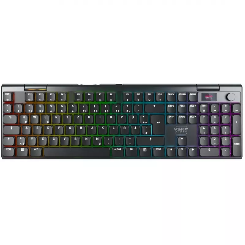 Žaidimų klaviatūra CHERRY XTRFY MX 10.1 Wireless USB RF Bluetooth QWERTZ Juoda