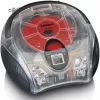 Nešiojamas radijo CD grotuvas Lenco SCD-24TR – FM, 4W, LCD, teleskopinė antena, AC/DC, 6×C baterijos
