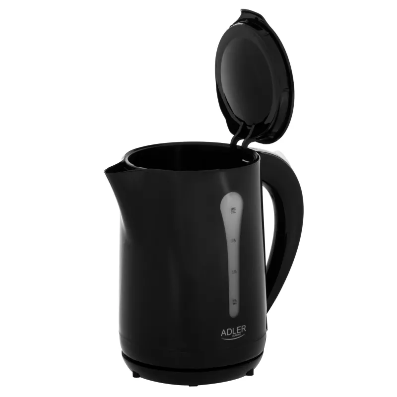 Adler AD 1244 elektrinis virdulys 1850 W 2,5 l juodas