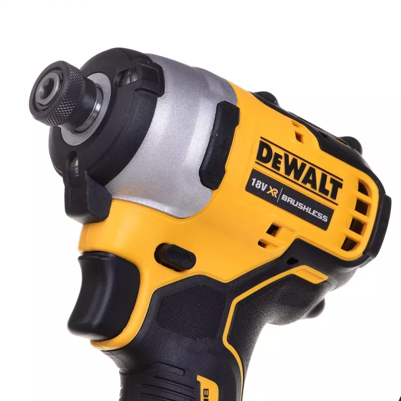 Belaidžių elektrinių įrankių rinkinys DeWalt DCK2062M2T — 18V, gręžtuvas DCD709 + smūginis suktuvas DCF809 1/4 colio, 2×4,0Ah akumuliatoriai, dėklas TSTAK II