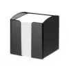 Dėžutė užrašams Durable TREND Square Black 105x100x100 mm