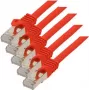 Tinklo kabelis Cat7 S/FTP RJ45-RJ45 1m raudonas ShiverPeaks