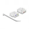 Delock 90799 Keystone modulis RJ45 į LSA Cat.6 UTP, be įrankių, su apsauginiu dangteliu, baltas/juodas