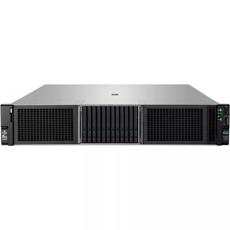 HPE ProLiant DL380 Gen11 - 2U - dviejų procesorių - 1 x Xeon Silver 4516Y+ / 2,2 GHz - RAM 64 GB - SATA/SAS/NVMe - Hot-Swap 6,4 cm (2,5 colio)
