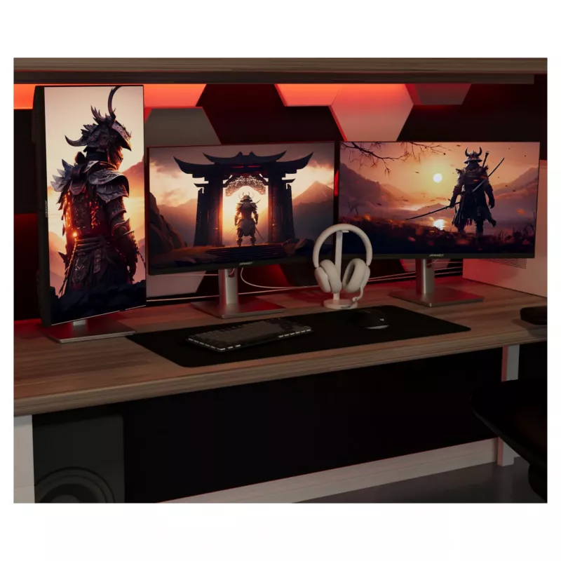 JAPANNEXT JN-I270FHD200F-HSP monitor 27 colių Full HD LED sidabrinis