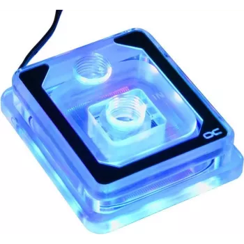 Alphacool 12955 vandens blokas - Plexiglas - Skaidrus - LGA 1150 (Socket H3) - LGA 1151 (Socket H4) - LGA 1155 (Socket H2) - LGA 1156 (Socket H) - LGA 1200... - 63 mm - 73 mm