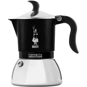 Kavos virimo aparatas indukcinis BIALETTI FIAMMETTA 2 puodeliams, juodas
