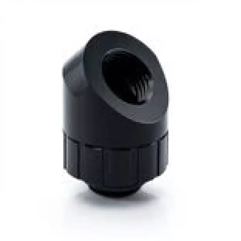 BitsPower Artemis 45° besisukanti jungtis, matinė juoda