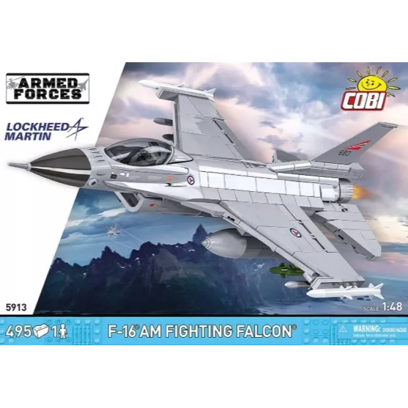 Cobi Konstruktorius F-16AM Fighting Falcon, 495 dalių, mastelio modelis