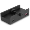 DeLOCK 64284 USB 3.2 Gen 2 šakotuvas (USB Type-A, 4 prievadai, 5000 Mbit/s, juodas)