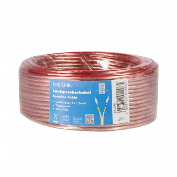 LogiLink CA1079 10m Skaidrus garso kabelis