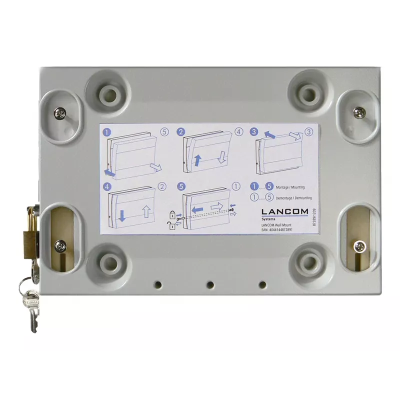 Sieninis tvirtinimo kronšteinas LANCOM Systems įrenginiams, modelis 61349, pilka