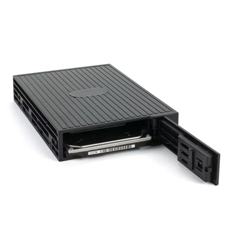 Fantec MR-25 keičiamas diskų rėmelis 2,5" SATA/SAS HDD/SSD diskui 3,5" angoje, 7–15 mm, juodas