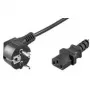 Maitinimo laidas ShiverPeaks BASIC-S 3,0 m Schuko juodas