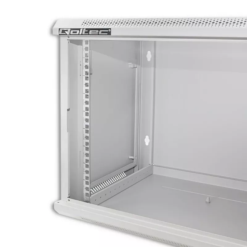 Rack spinta QOLTEC 19 colių 9U 600x500x600 sieniniam arba ant grindų montavimui serverių korpusas