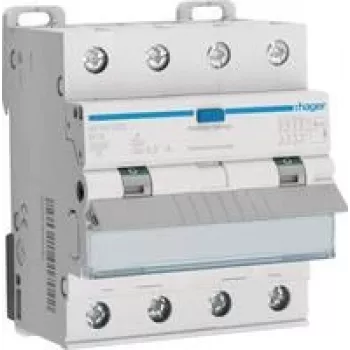 Hager AFX416D 4P 10kA B-16A 300mA A tipo diferencialinis automatinis jungiklis