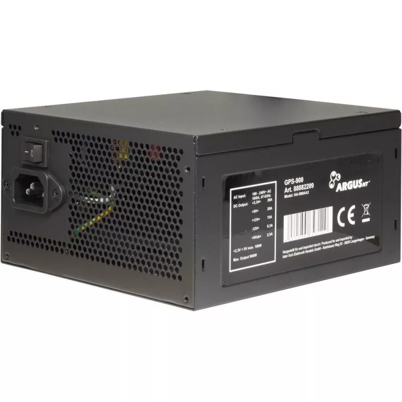 Maitinimo blokas Inter-Tech ArgusNT GPS-900 900W 80+ Gold