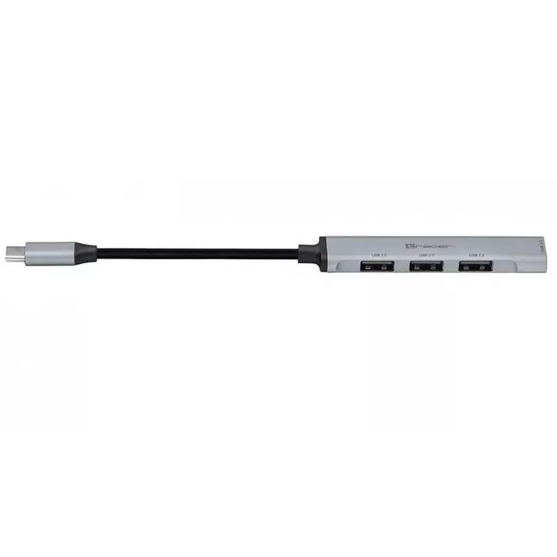Tracer H40 USB Type-C aliumininis USB 3.0 / 2.0 4 prievadų šakotuvas