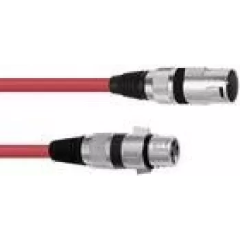 Garso kabelis Omnitronic 30220903 3 m XLR 3 kontaktų raudonas