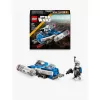 LEGO Star Wars „Kapitonas Reksas“ Y-Wing mikro naikintuvas – žaislinis laivas su minifigūrėle, 6+ metų berniukams