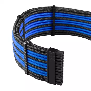 CableMod PRO ModMesh 12VHPWR kabelio prailginimo rinkinys juoda/mėlyna