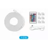 LED juostinis šviestuvas Vention PAEWH 2 m, USB maitinimas 5V, RGB su IR nuotolinio valdymo pulteliu, montavimas ant dvipusės juostos
