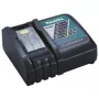 Įkroviklis Makita DC18RC - 1 akumuliatoriaus įkrovimas - skirtas Makita DCS553, DGA514, DGA901, DHP453, DHP482, DHS630, DLW140, DLX3179, DML815, LXT DBN500 (DC18RC)