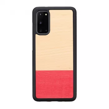 Apsauginis dėklas Samsung Galaxy S20 man and wood Miss Match Black – medžio ir polikarbonato gaubtelis