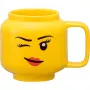 Keraminis puodelis room copenhagen Winking Girl mažas geltonas 40460803, 250–350 ml