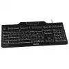 CHERRY KC 1000 SC klaviatūra Universali USB AZERTY Belgijos juoda