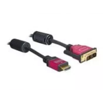 Kabelis HDMI - DVI DeLOCK 84343 3,0 m vyriškas / vyriškas