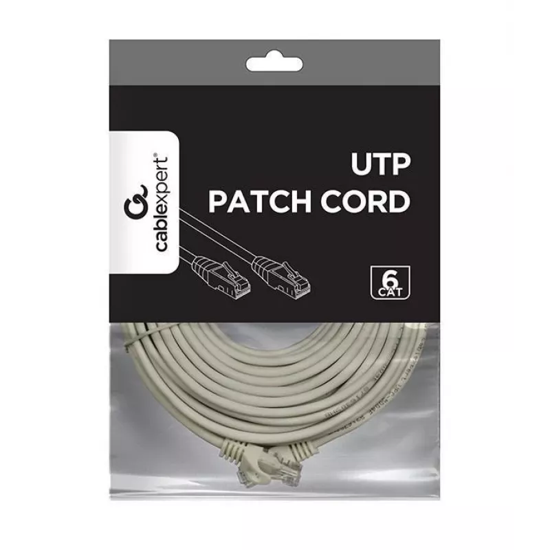 PATCH CABLE CAT6 UTP 15M/PILKA PP6U-15M GEMBIRD