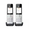 Gigaset COMFORT 500HX duo analoginis/DECT telefono aparatas su skambučio ID, juodas, sidabrinis