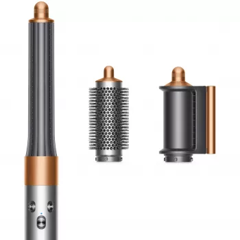 Multistyler Dyson Airwrap Origin Warm Copper Nickel – multistyler, 1300 W, 3 šilumos/greičio nustatymai, 360° pagrindas, 2,675 m laidas
